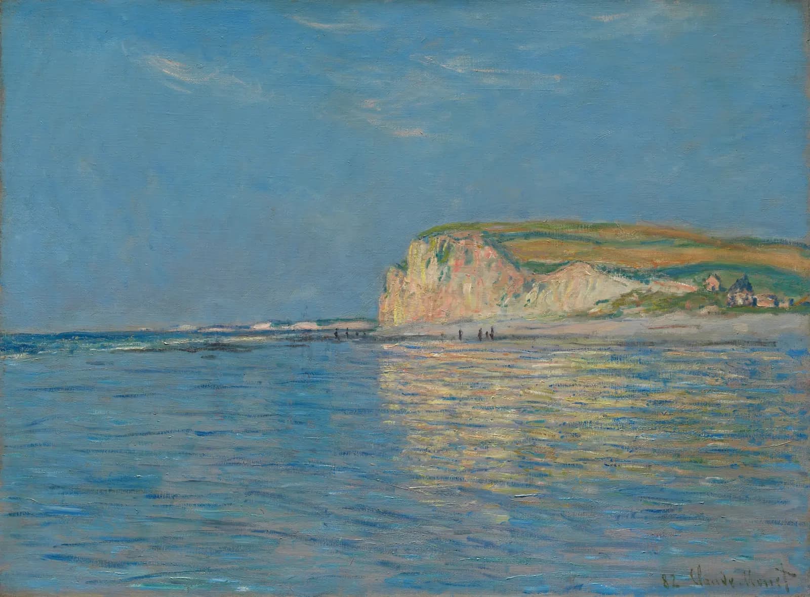 Low Tide at Pourville, near Dieppe, Claude Monet