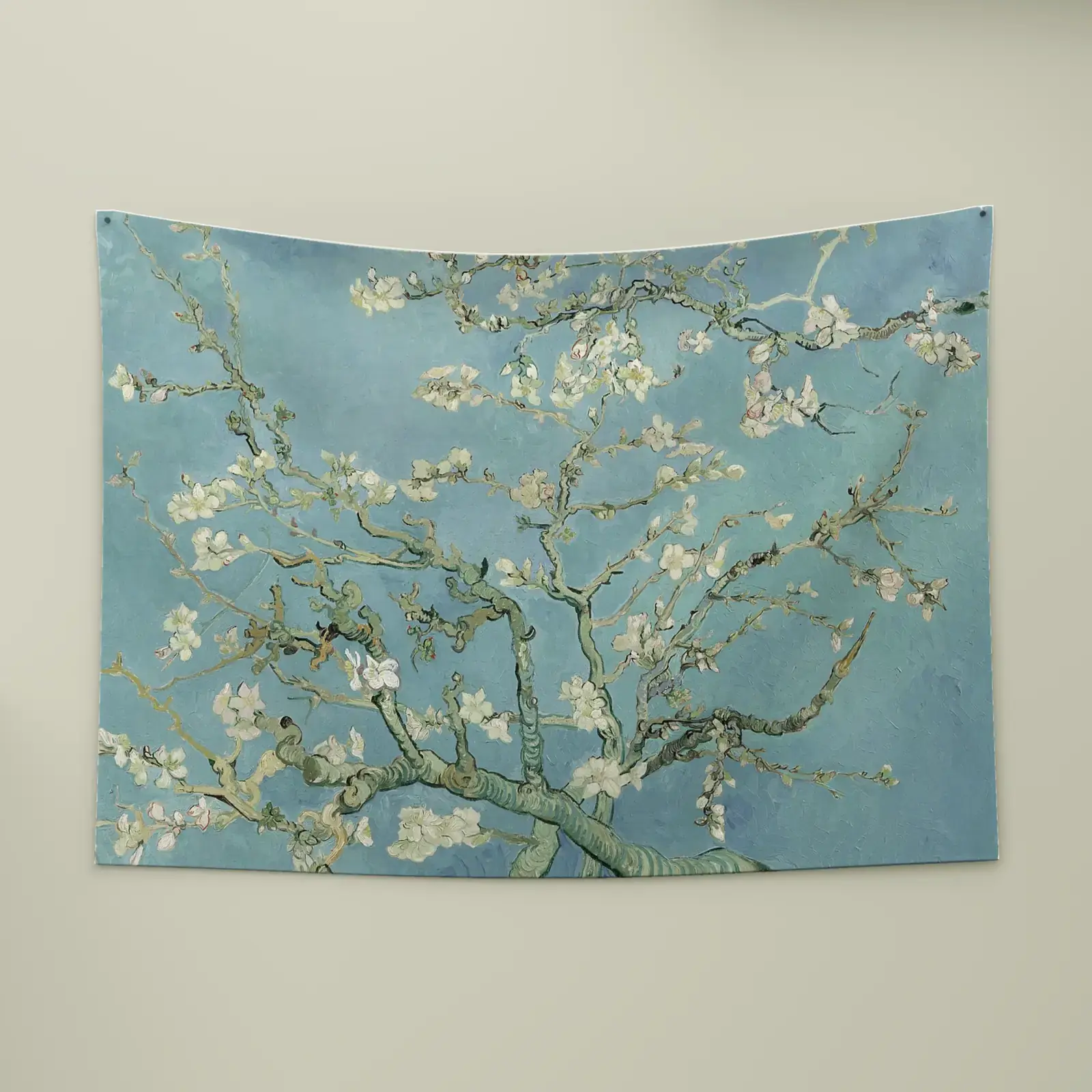 Almond Blossom by Vincent van Gogh, printed on a wall tapestry