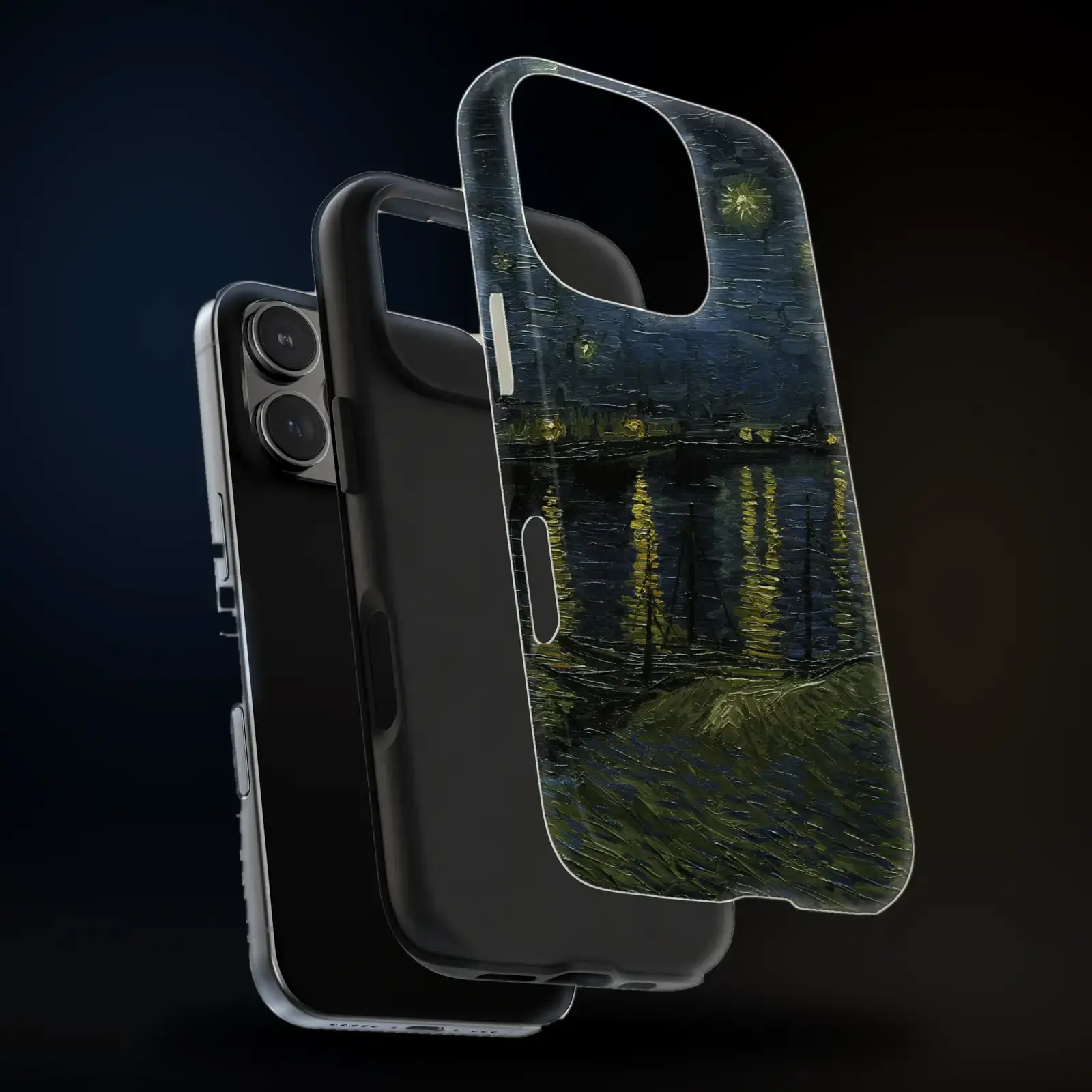 Starry Night Over the Rhône by Vincent van Gogh, printed on a phone case