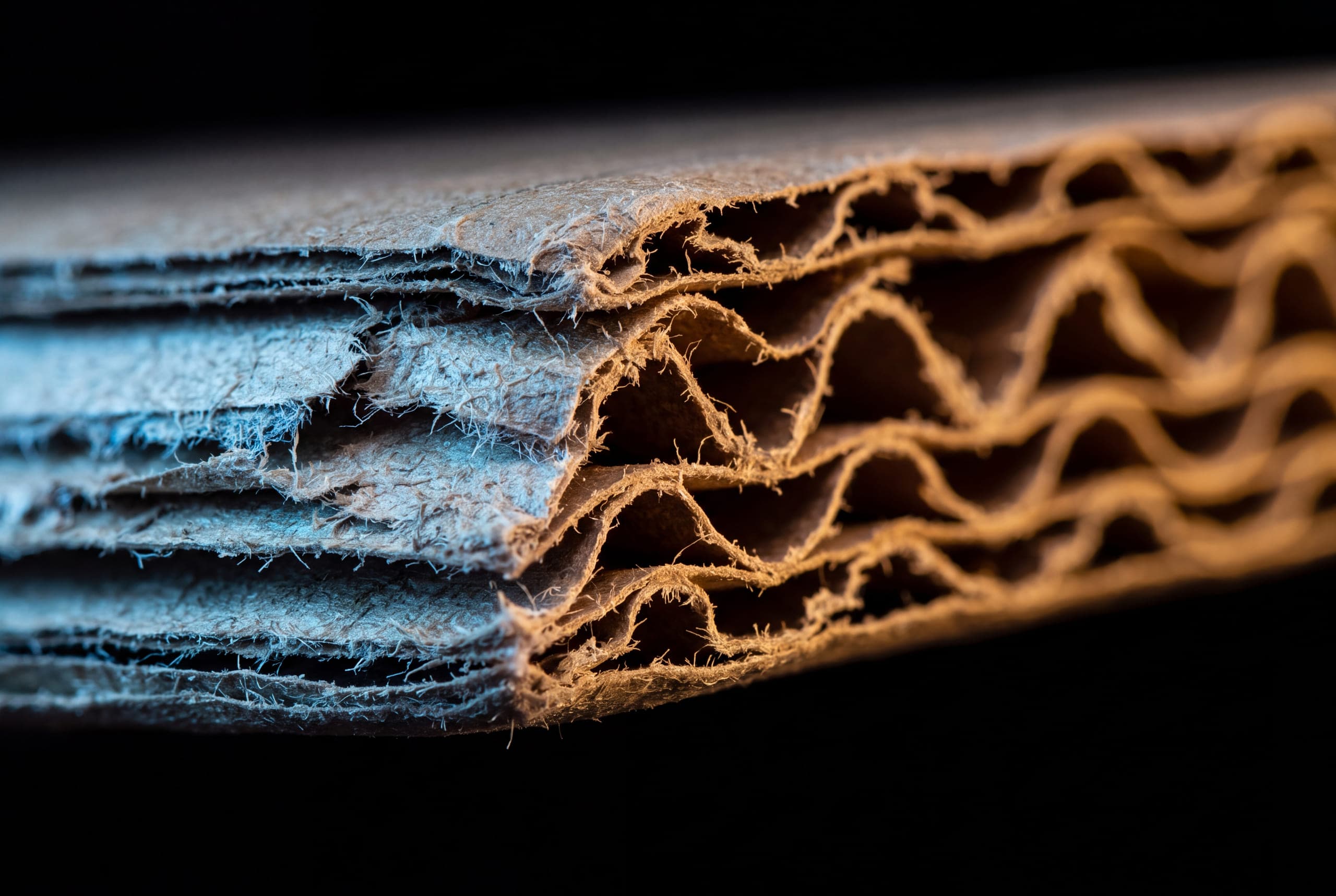 Macro study of kraft board